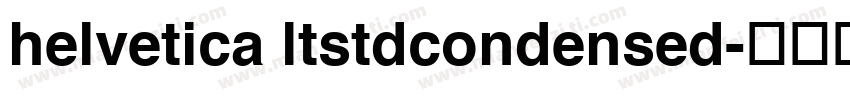 helvetica ltstdcondensed字体转换